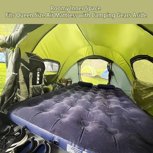 Night Cat Pop-up Camping Tent: 2 Person Tent Waterproof Instant Easy Setup Family Tent - Image 3